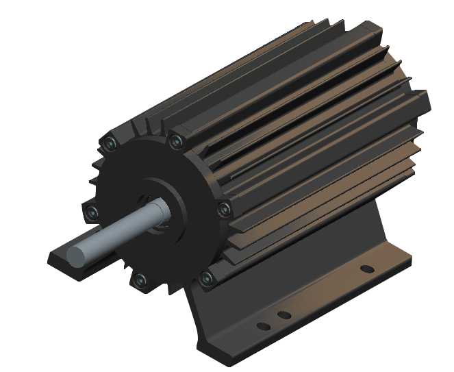 BL130 130mm halkaisijaltaan raskaat teollisuuspuhallinmoottorit 230VAC 2kW moottori