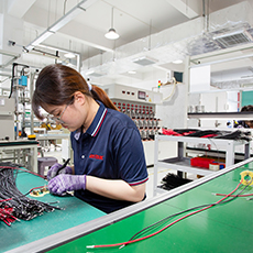 Harjattu DC-moottorikokoonpano